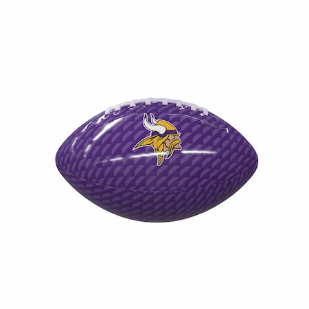 Logo Brands Minnesota Vikings Carbon Fiber Mini-Size Glossy Football 618-93MG-1